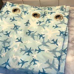 Light Filtering Grommet Airplane Curtains